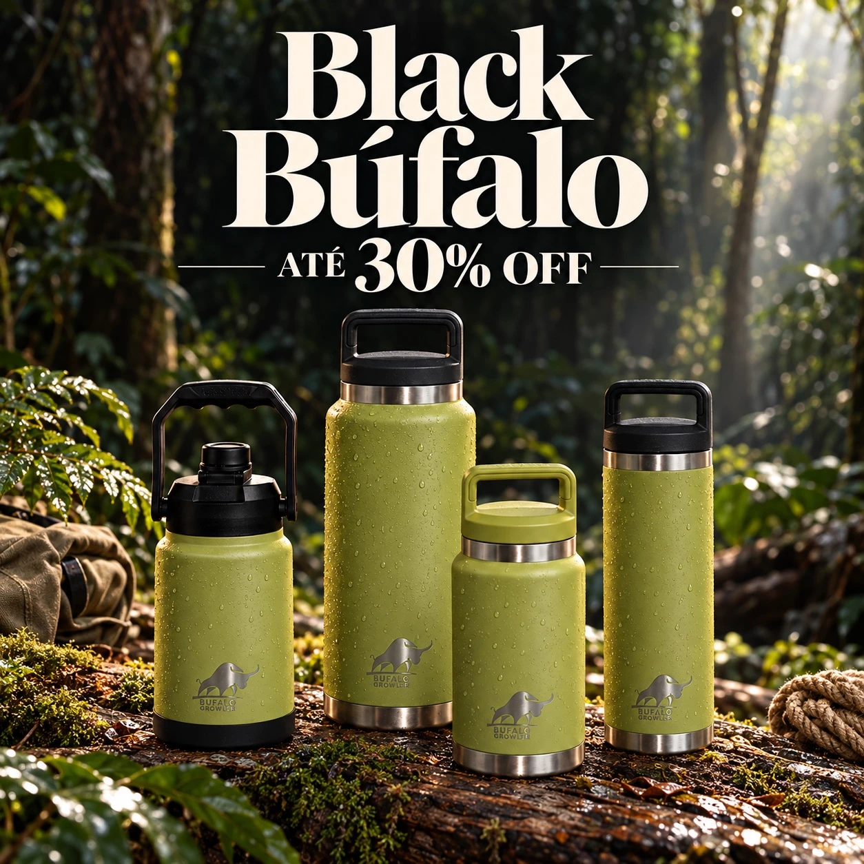 Black Búfalo. Até 30% OFF.